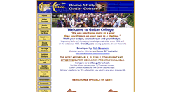 Desktop Screenshot of guitarcollege.net